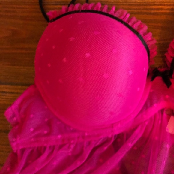 Hot pink nightie size large - Picture 3 of 5